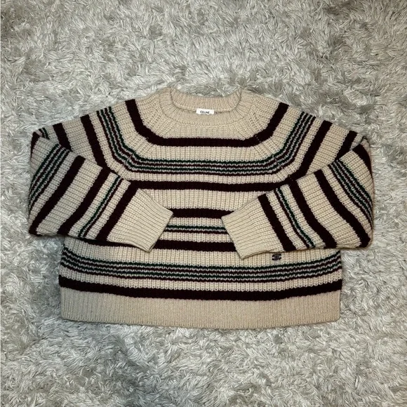 Celine | Sweaters | Celine Crewneck Sweater In Striped Celine | Sweaters | Celine Crewneck Sweater In Striped